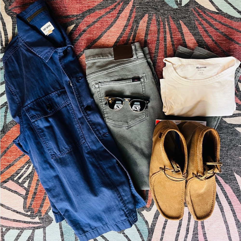 Faherty Gray Pants - Defects Stained